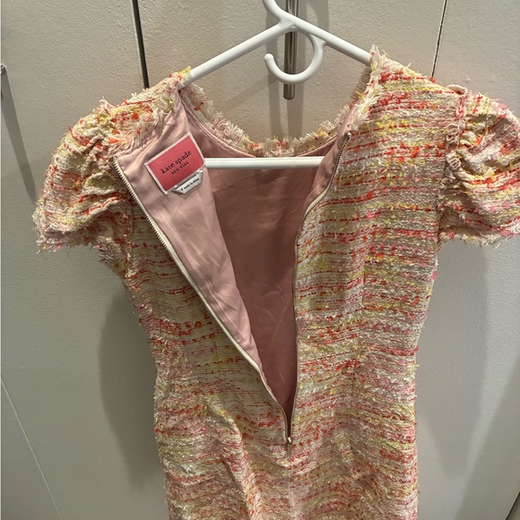 Kate Spade Pink and White Tweed Dress - Picture 4 of 4